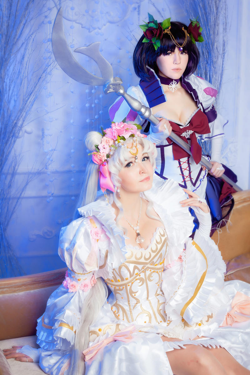 Rococo: Queen Serenity and Sailor Saturn