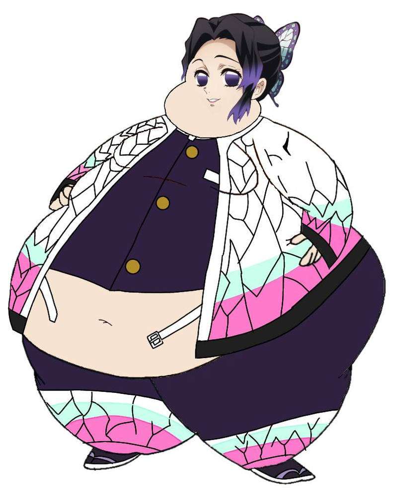 Fat Shinobu Kocho (reupload) by SailorReiMars on DeviantArt
