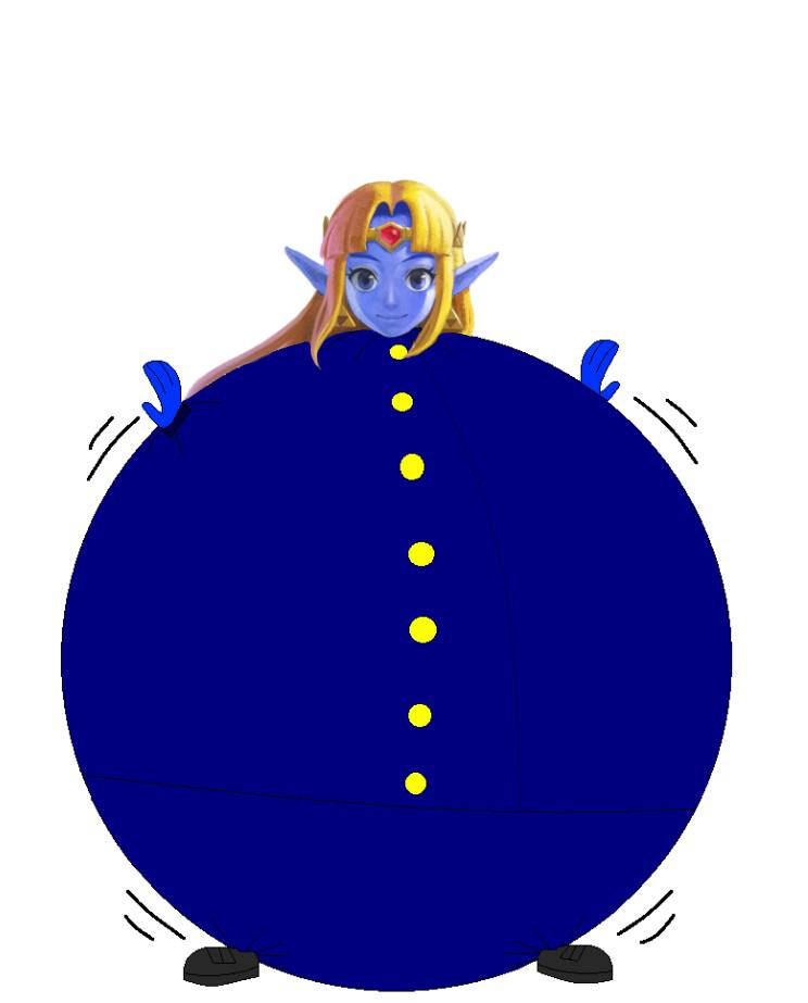 Zelda Inflation Blueberry Princess Zelda (reupload) by SailorReiMars on DeviantArt
