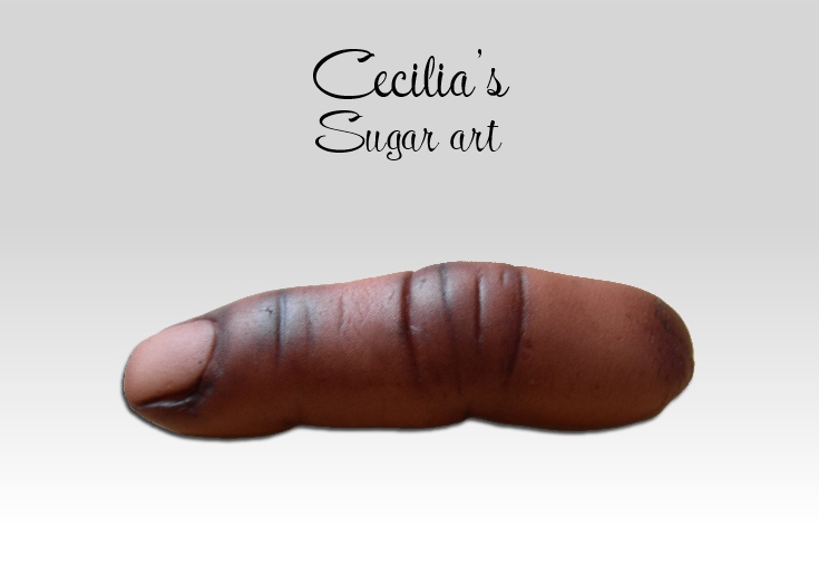 Finger - Made of Sugar - 3.5cm