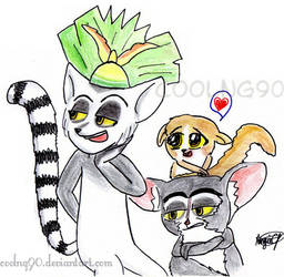 POM - lemurs in my style