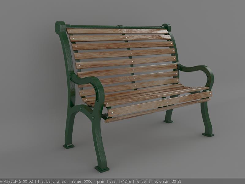 Bench Render by SheerazG on DeviantArt