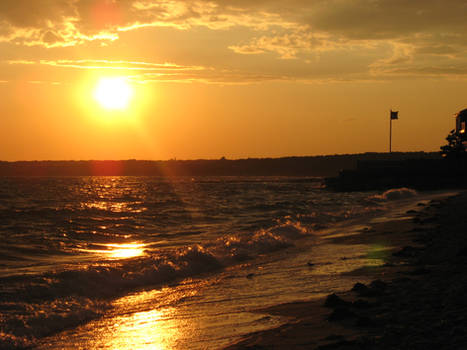 Sunset on a Beach