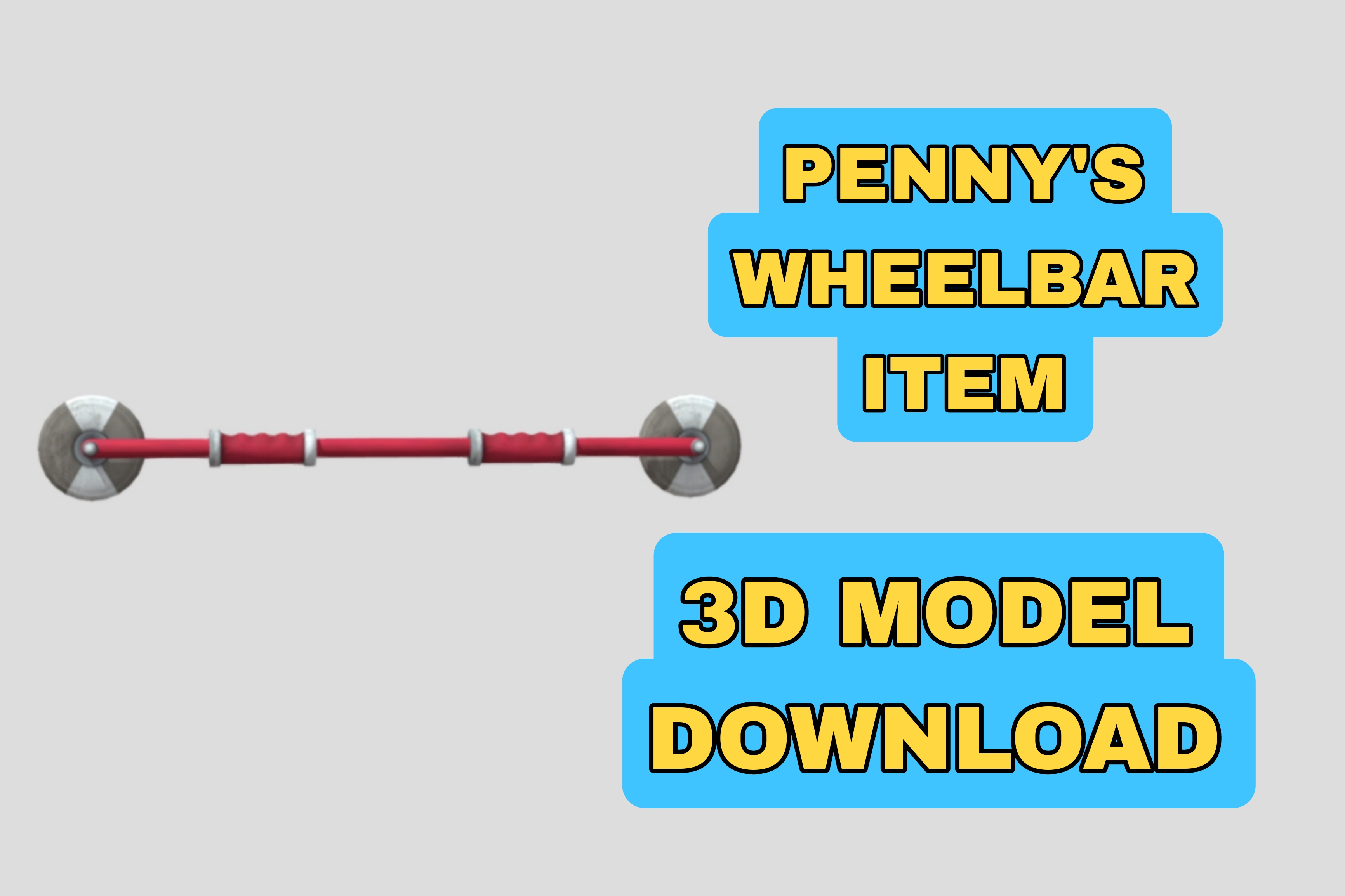 Penny's Wheelbar Item Bolt 3D Model Download by Guilherme4567777 on ...