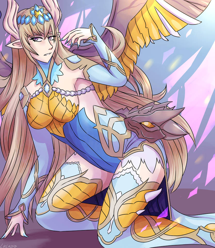Dragon caller Amnel by Luluzii