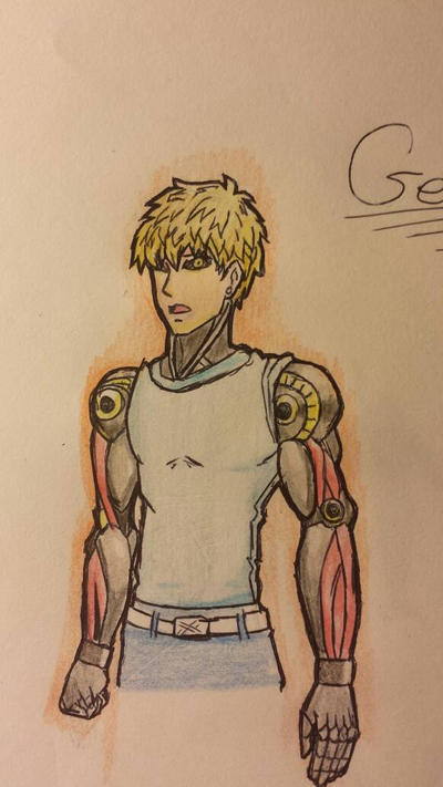 |One Punch Man| Genos Drawing by Ragaci-Dagger on DeviantArt