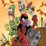 Gonzo and Beeker as Deadpool and Hydra Bob