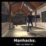 Demotivator: Manhacks