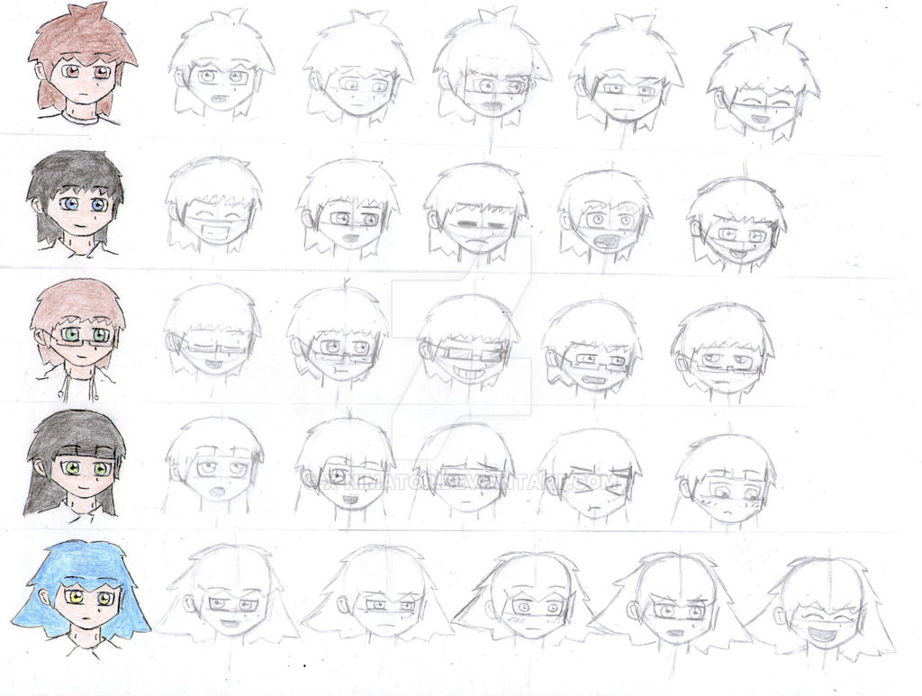 Expression sheet practice: MD edition by X-nimator on DeviantArt