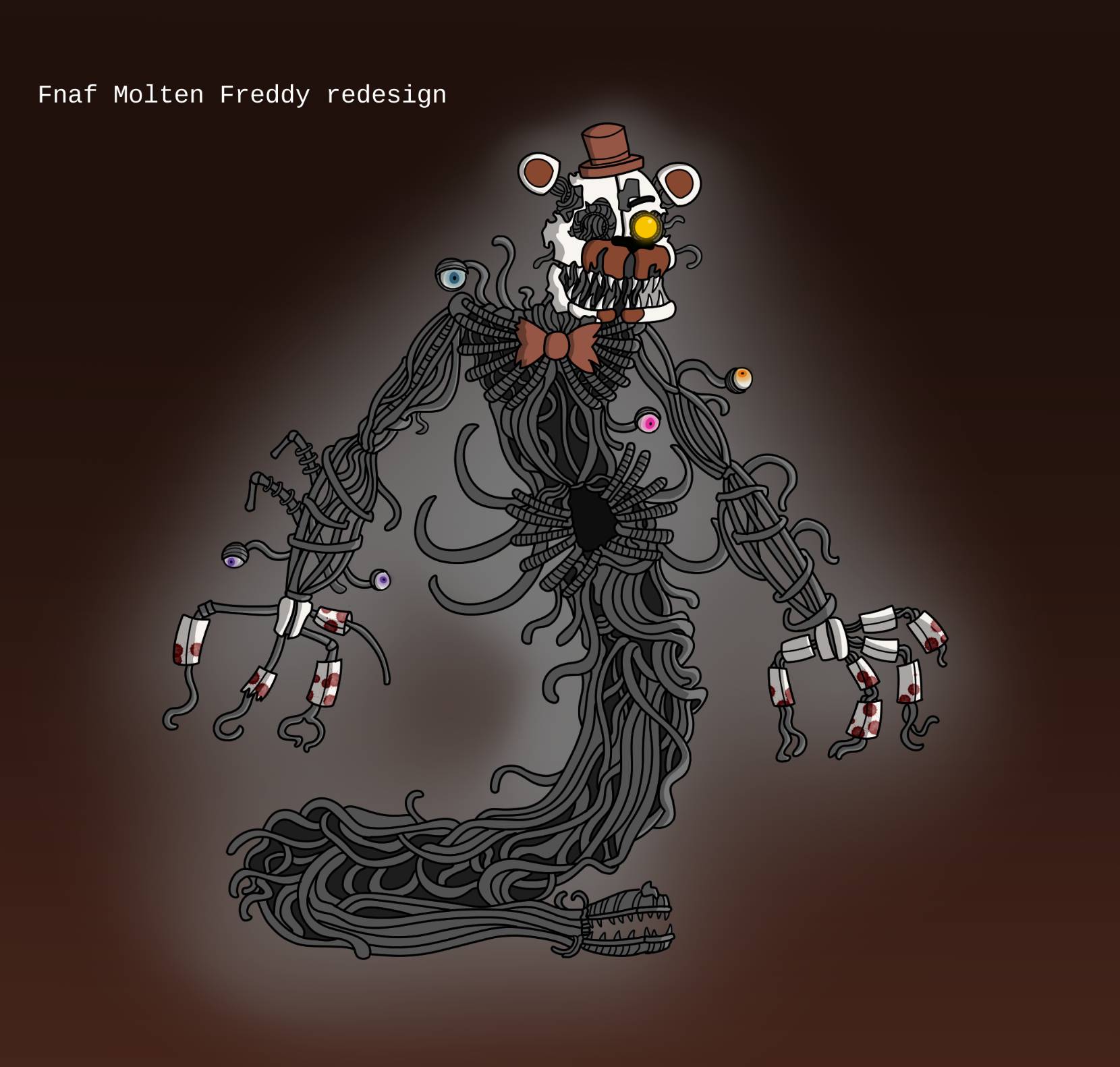 Made A Molten Freddy Redesign, what do you think? : r/fivenightsatfreddys