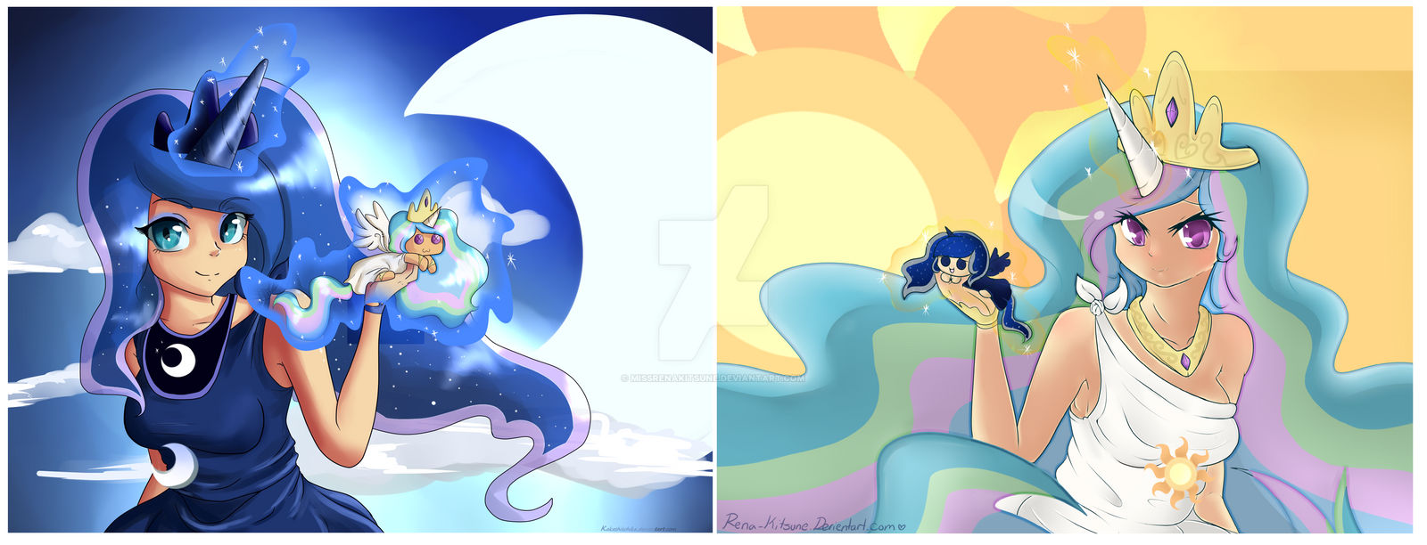 Princess Celestia And Luna