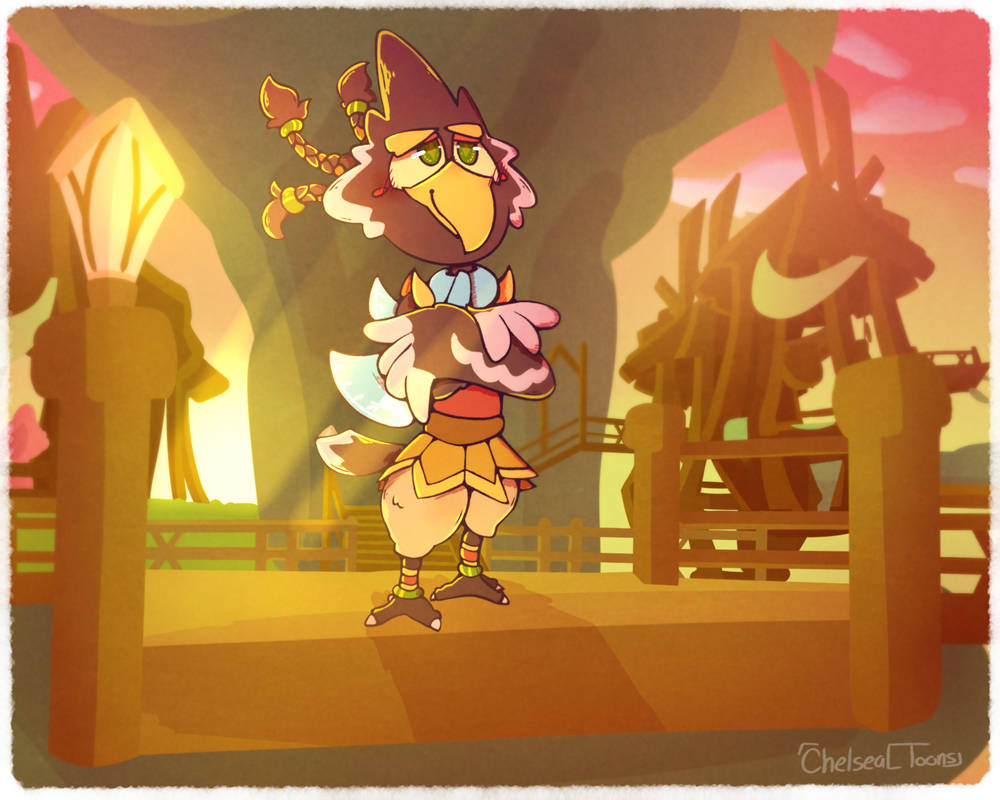 (BoTW) Champion of Rito Village by ChelseaLToons on DeviantArt