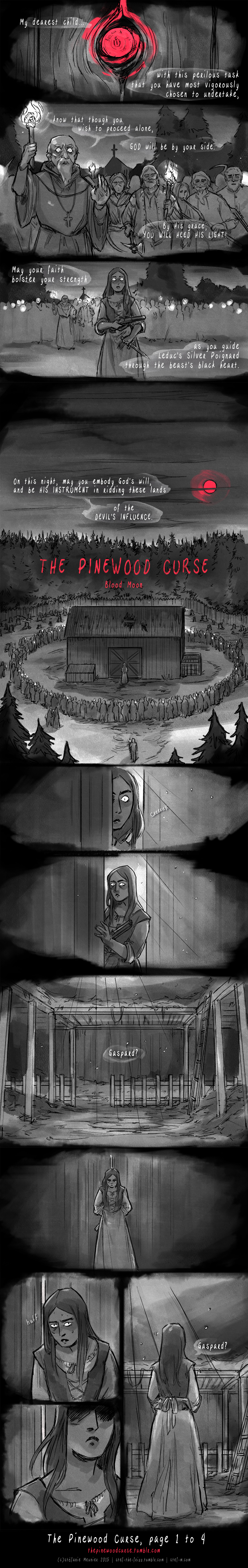 The Pinewood Curse- Page 1 to 4