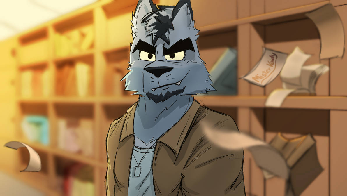 Wolf Library Wolf at the library by FredVoidy16 on DeviantArt