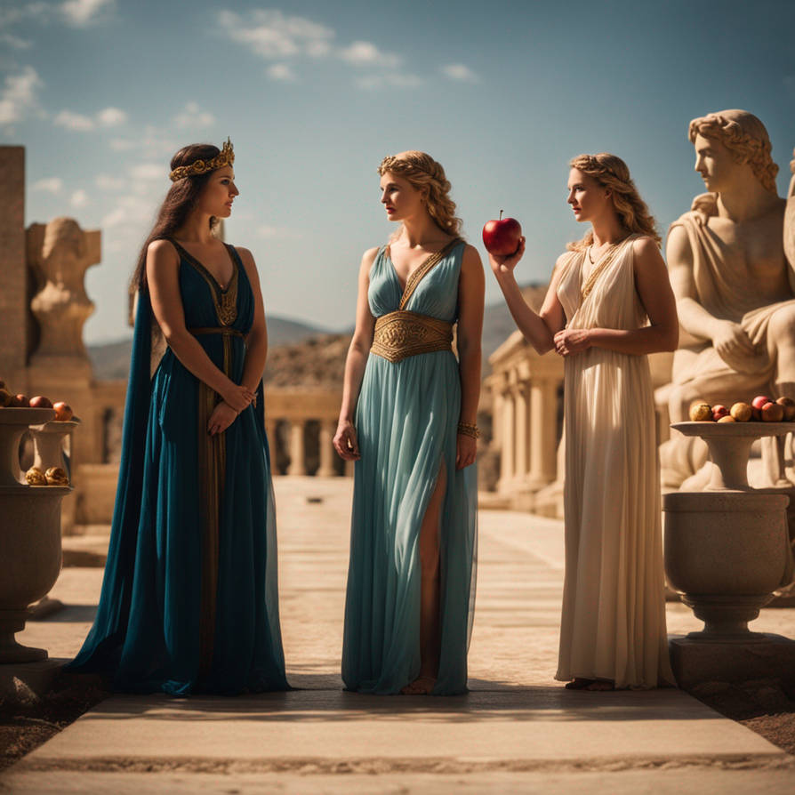 Hera Aphrodite Athena The Apple Of Discord By CommanderChaos666 On hera-aphrodite-athena-the-apple-of-discord-by-commanderchaos666-on