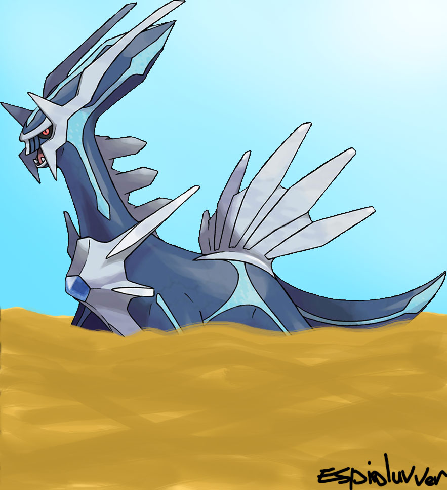 Dialga In Quicksand