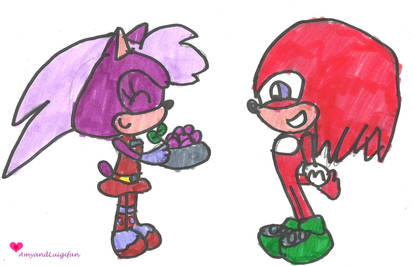 Hey Knuckles, I got you grapes!