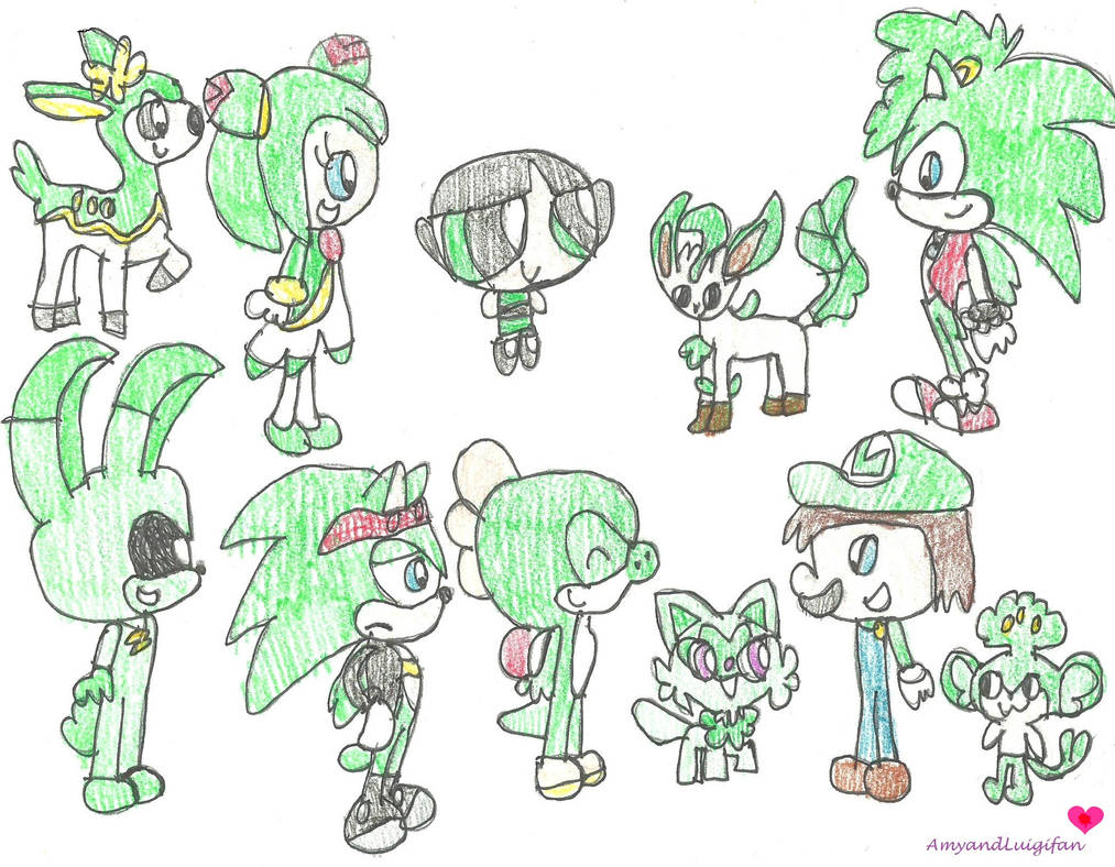Green! Green! by AmyandLuigifan on DeviantArt