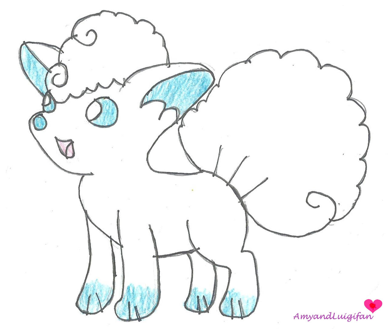 Alolan Vulpix by AmyandLuigifan on DeviantArt