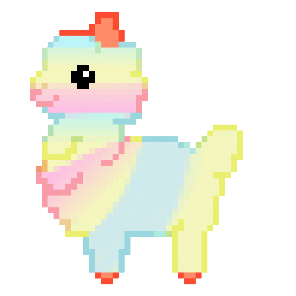 llama gif comission by Boop-youre-dead on DeviantArt