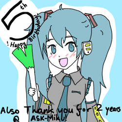 Happy Birthday and Thank you Miku!