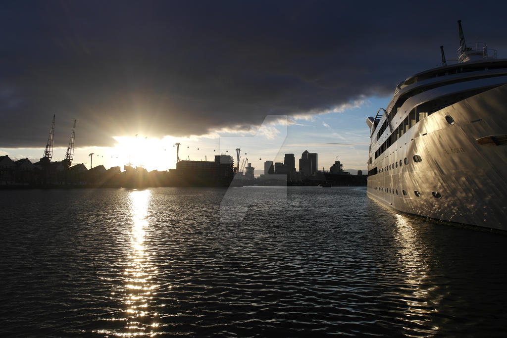 London Dock, Sunset