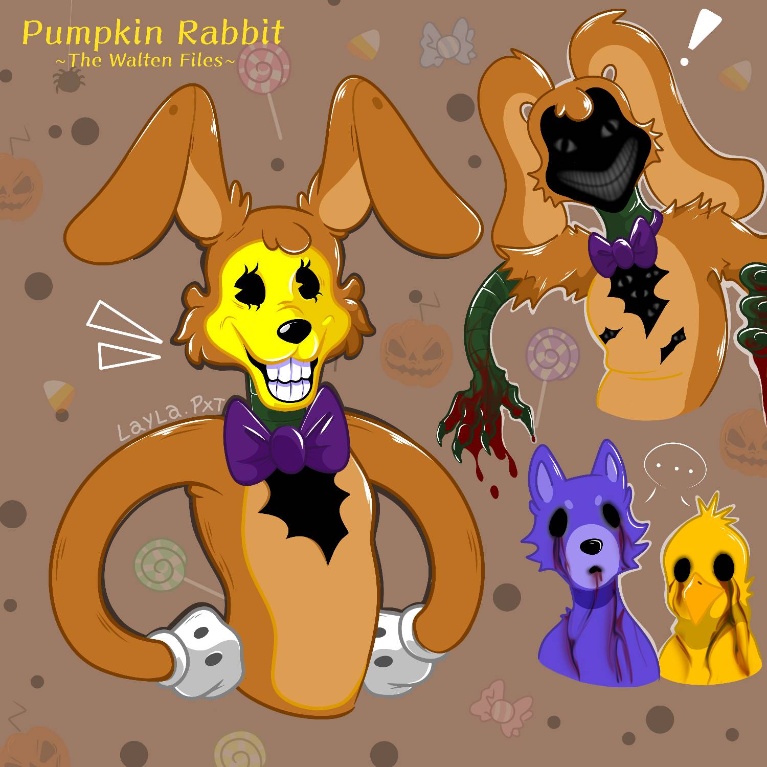 Pukin Rabbit Pumpkin Rabbit - TWF - 2022 Repost by LaylaPXT on DeviantArt