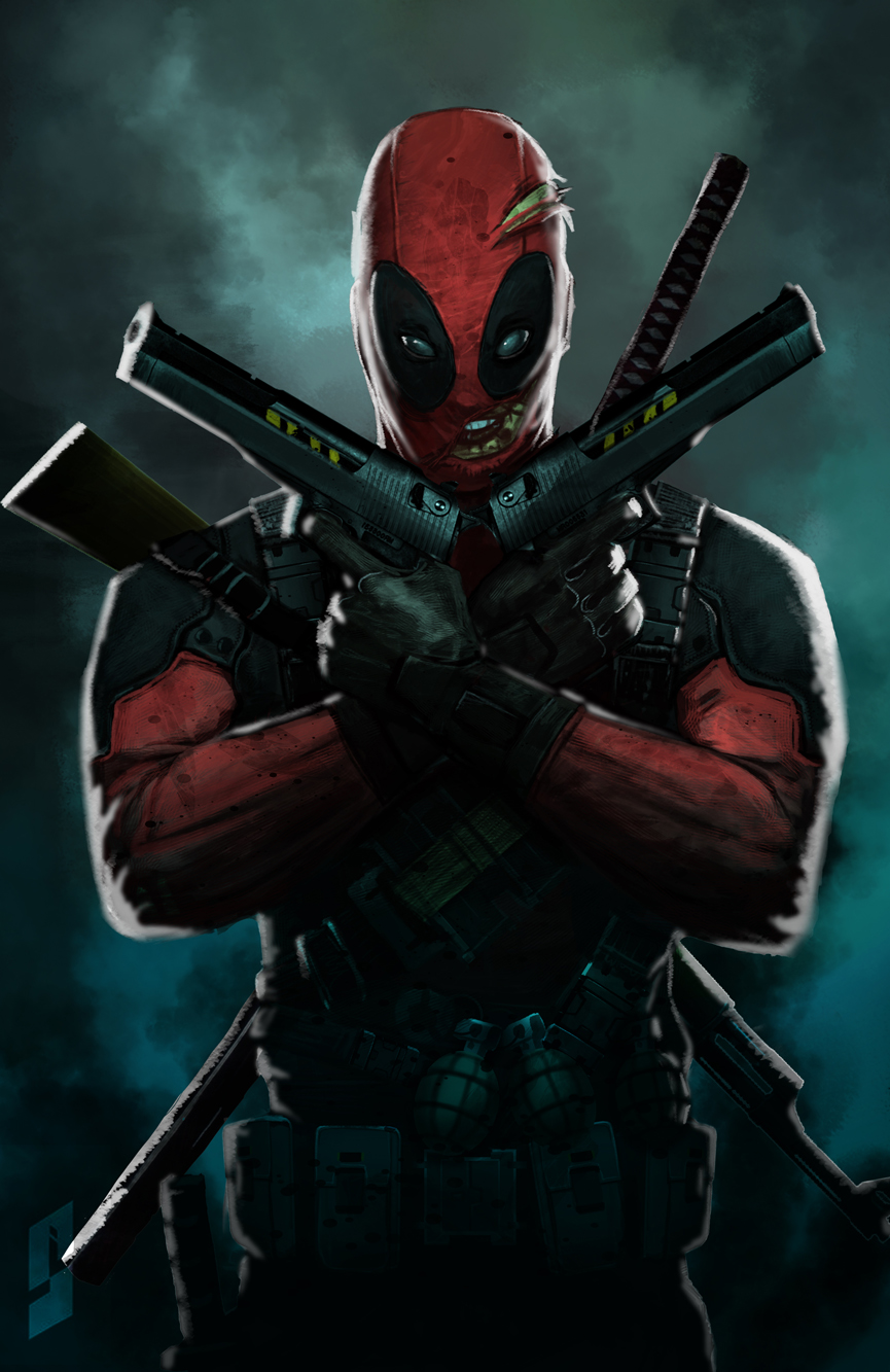 Deadpool Rasm deadpool by saadirfan on DeviantArt