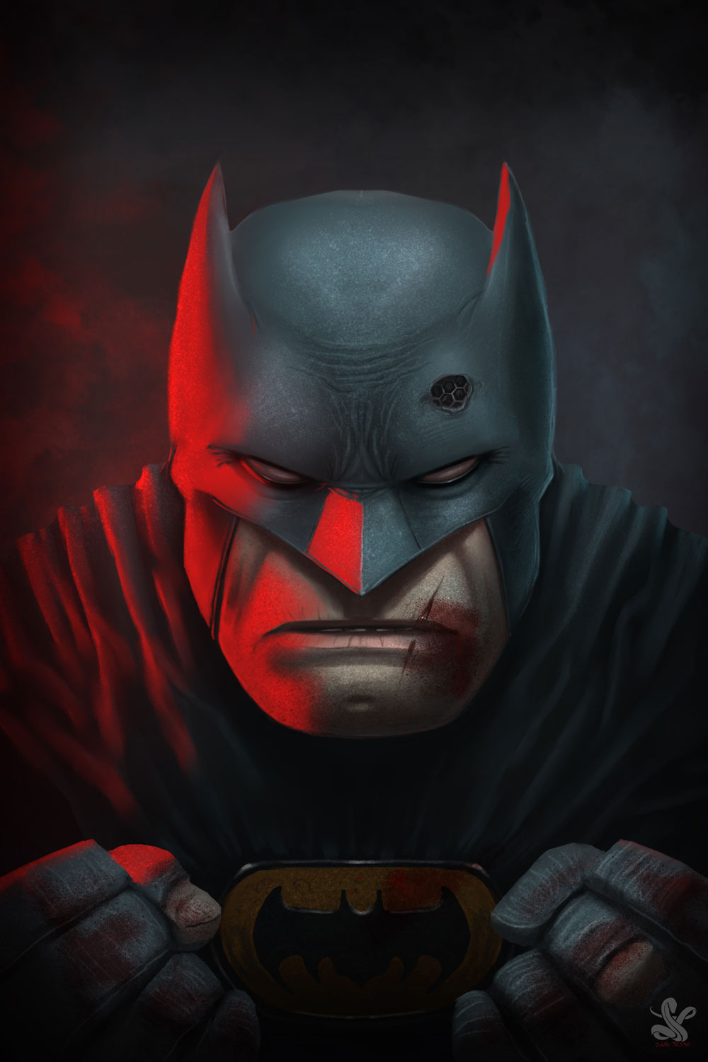 Batman rough night..