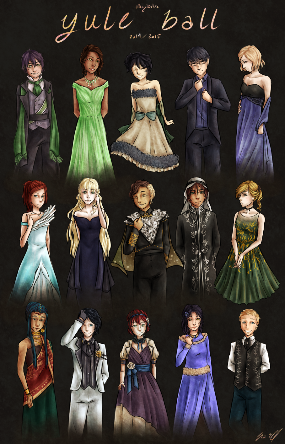 IB: Yule Ball Outfits II