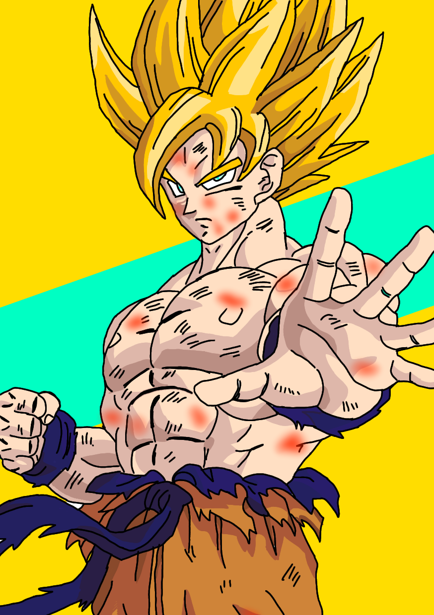 desenho-Goku-Early by Acdior2 on DeviantArt