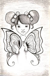 Little Butterfly girl