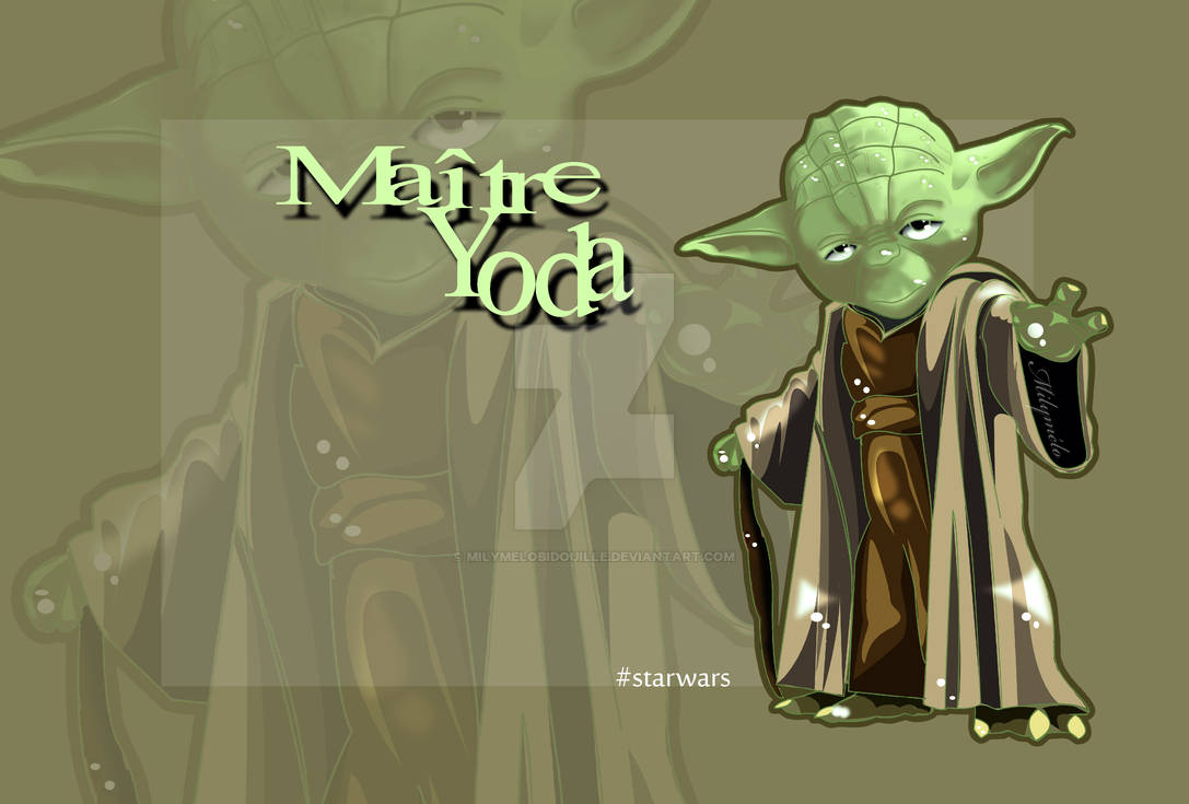 Maitre Yoda By Milymelobidouille On Deviantart