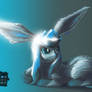 Glaceon Lineless Painting 2