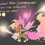 Apolleon Aria Diamaranthi (Bug-type Eeveelution)