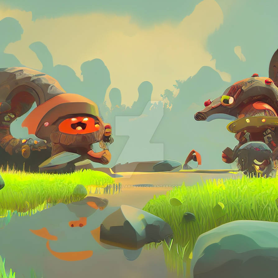 Styalized Graphics Stylized Video Game Art by ArtificialArtByAI on DeviantArt