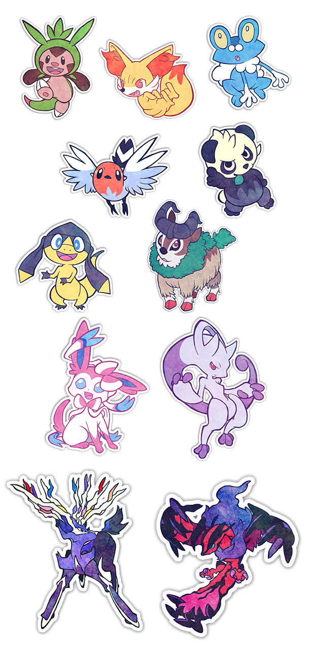 Gen 6 Stickers