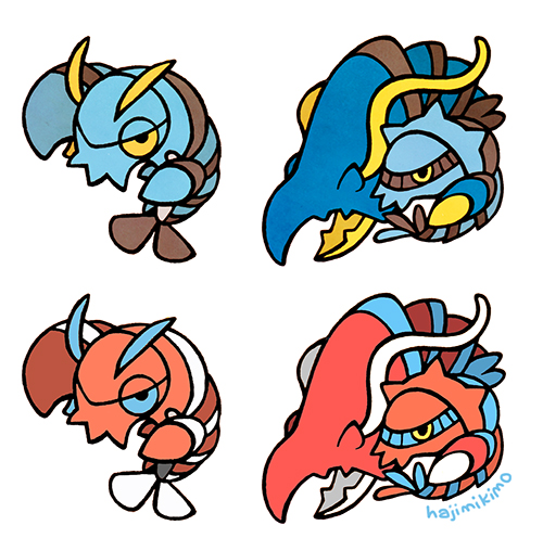 Shiny Gen 6 Stickers 43-44