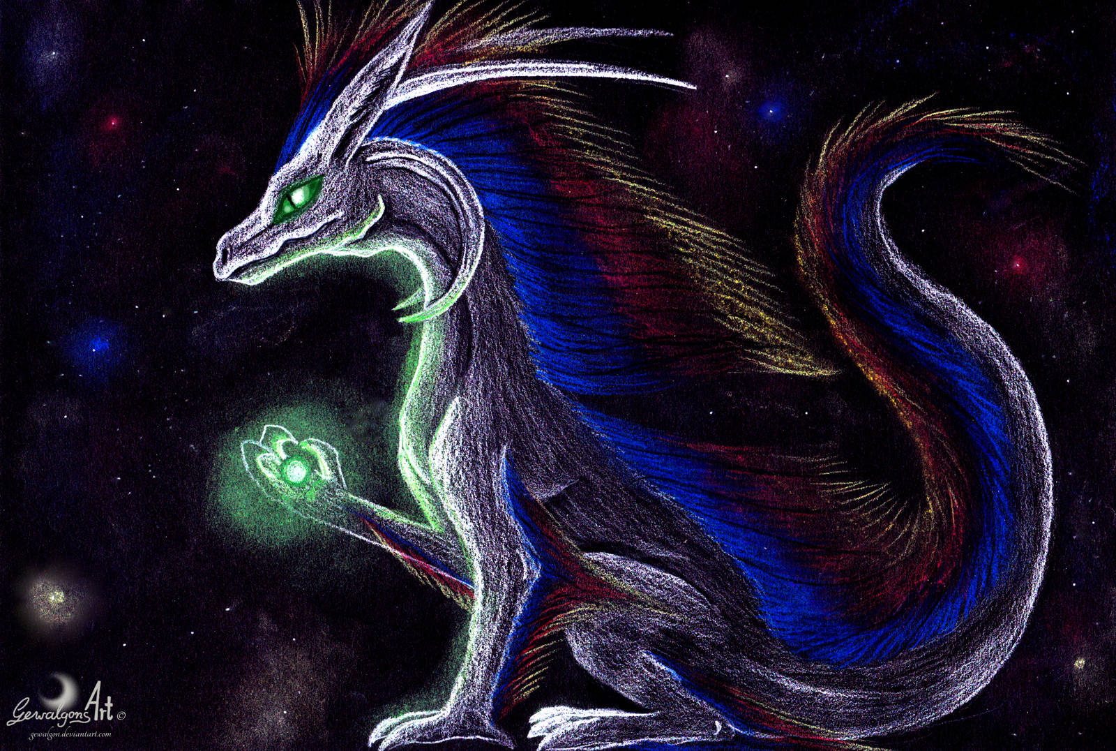 Deltan - Dragon of Universe by Gewalgon