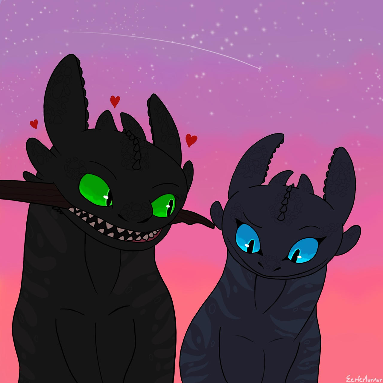 Toothless And Soundless By Flickering Flames On DeviantArt toothless-and-soundless-by-flickering-flames-on-deviantart