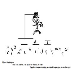 How I play hangman