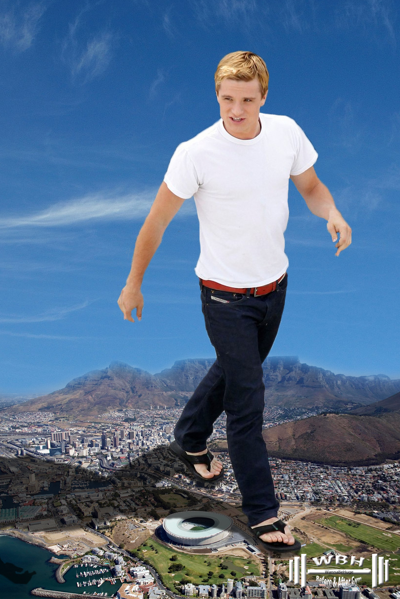 Josh Hutcherson tours South Africa