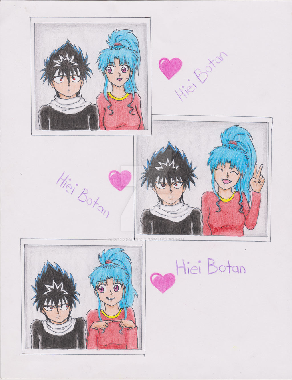 Hiei x Botan by KenKic4Ever on DeviantArt