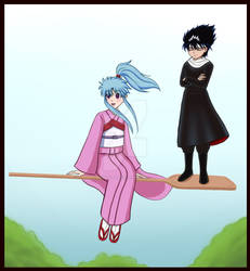 Botan y Hiei