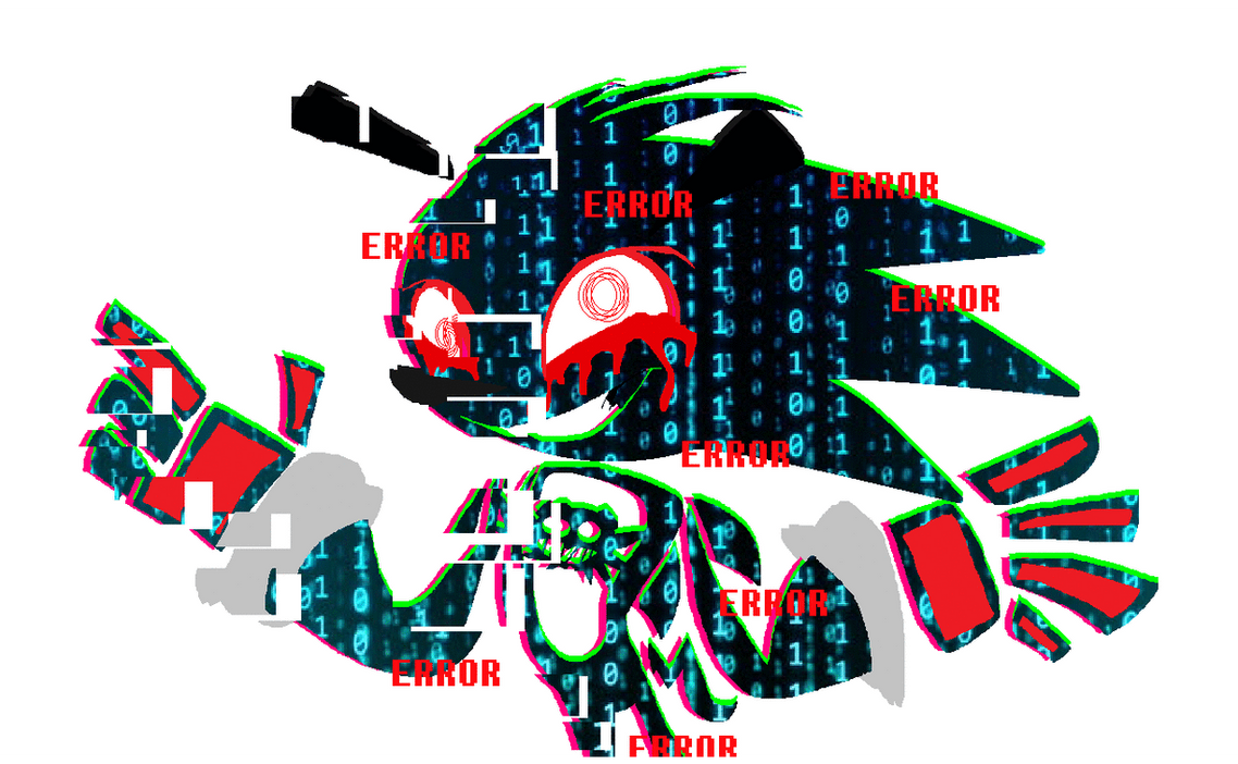 ERROR SONIC EXE by dragonjule on DeviantArt
