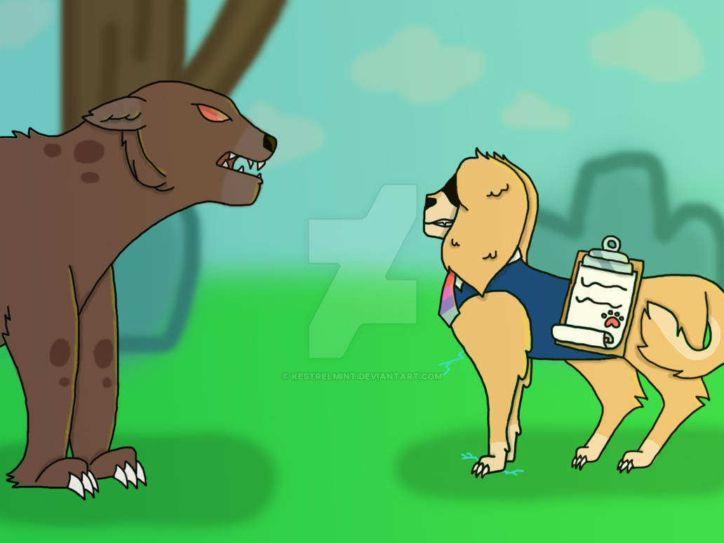 Bear VS Lea by Kestrelmint on DeviantArt