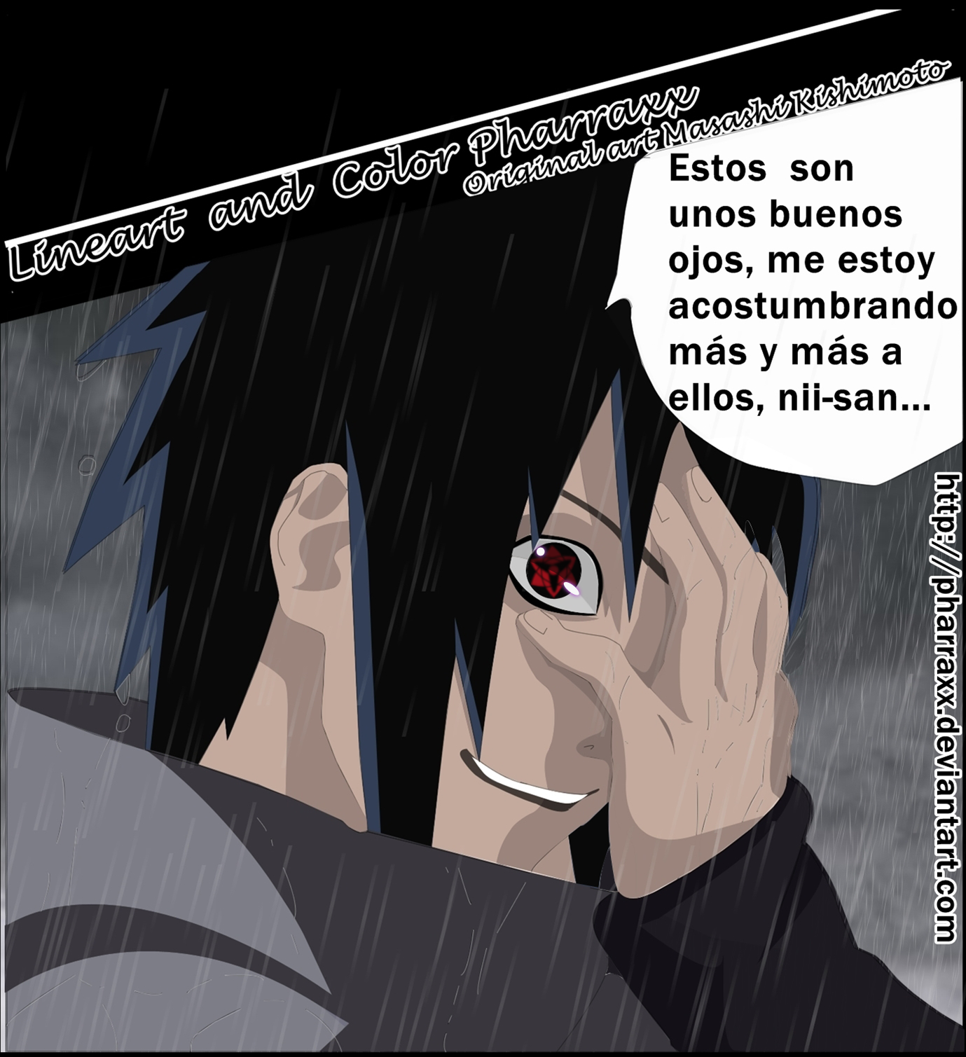 Naruto manga 574 - Pagina 13 Sasuke Classico by ADMUlielson on DeviantArt