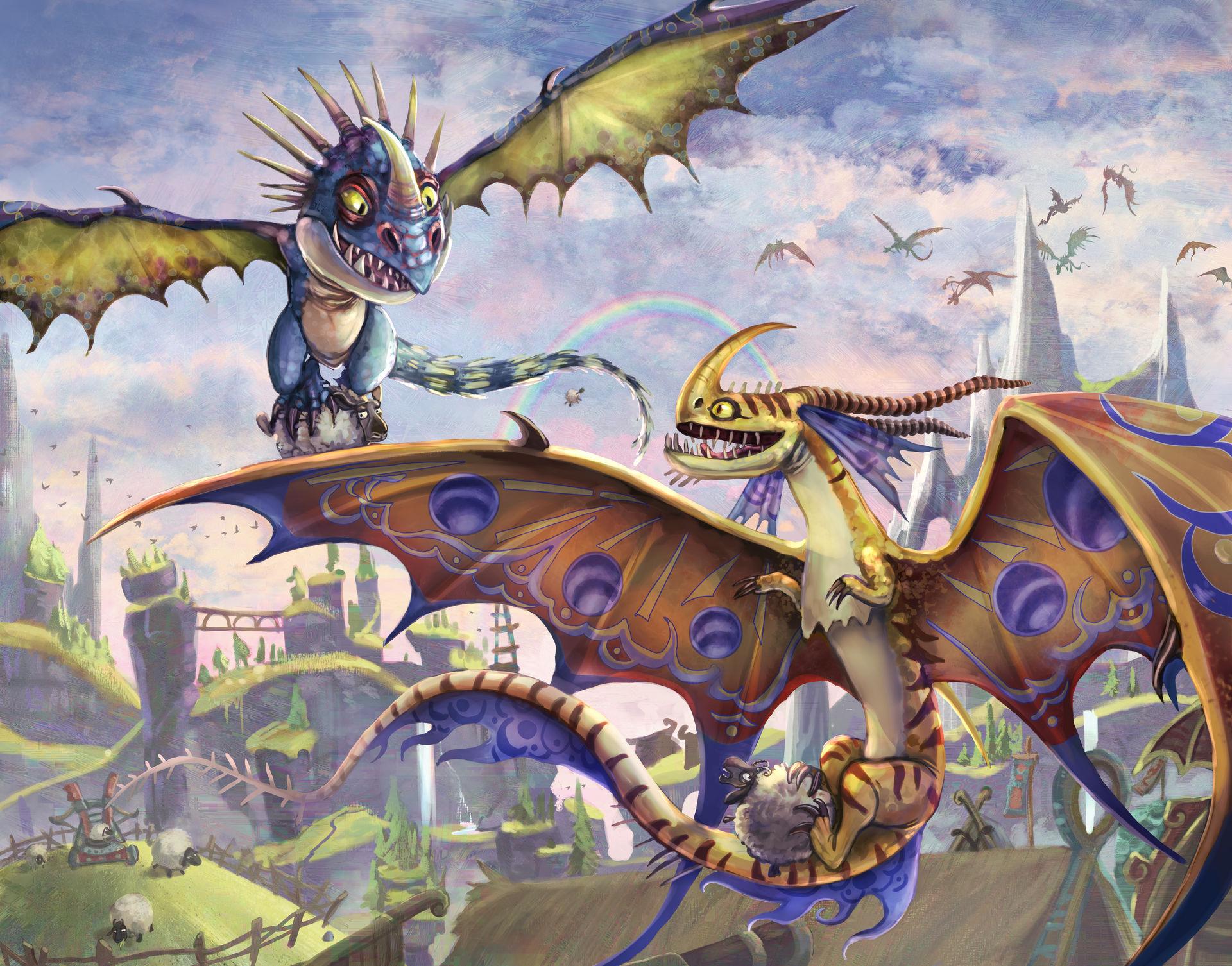 Stormfly Insect Stormfly and Garff by FalyneVarger on DeviantArt