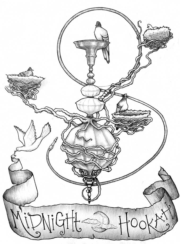 Кальян эскиз