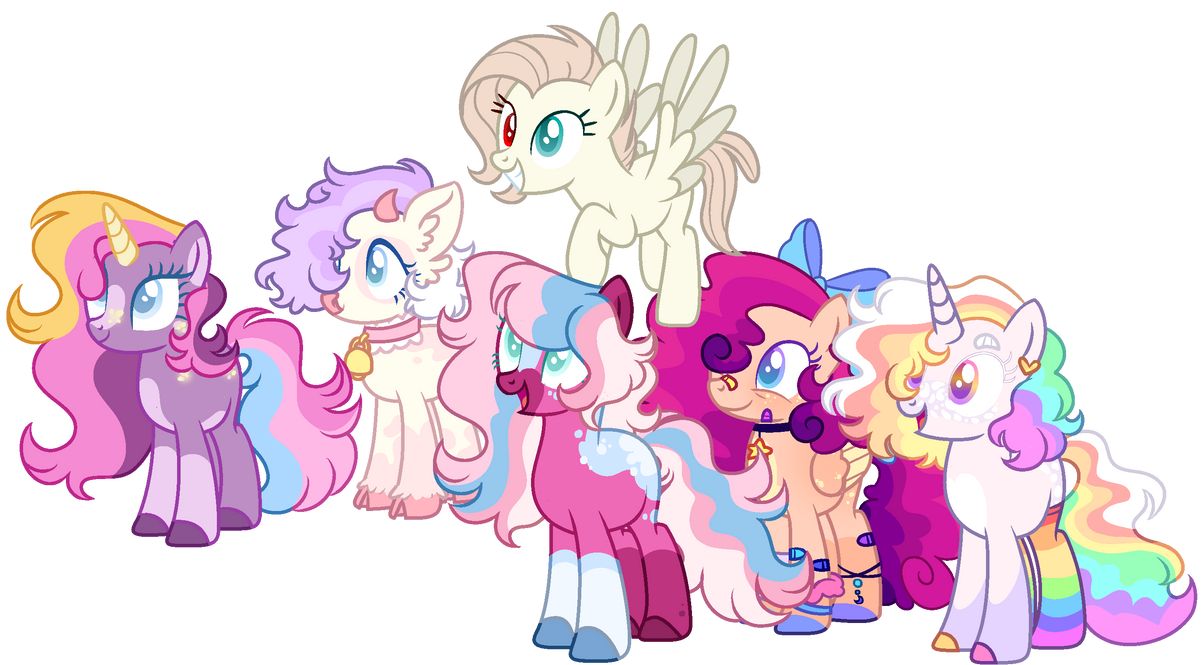 Colorful friends by SugarSong14 on DeviantArt
